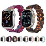 For Apple Watch Ultra 49mm Stretch Rope Resin Watch Band(Nougat)