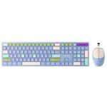 Yesido KB19 2.4G Mixed Color Wireless Keyboard Mouse Set(Color English Version)