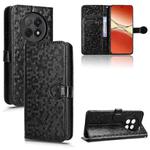 For OPPO F29 Pro 5G Honeycomb Dot Texture Leather Phone Case(Black)