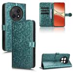 For OPPO F29 Pro 5G Honeycomb Dot Texture Leather Phone Case(Green)
