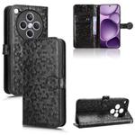 For OPPO Find X8s+ 5G Honeycomb Dot Texture Leather Phone Case(Black)