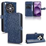 For OPPO Find X8s+ 5G Honeycomb Dot Texture Leather Phone Case(Blue)