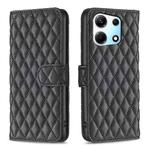 For Infinix Zero 30 5G Diamond Lattice Wallet Flip Leather Phone Case(Black)