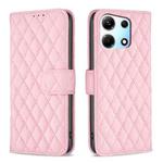 For Infinix Note 30 5G Diamond Lattice Wallet Flip Leather Phone Case(Pink)
