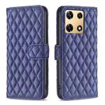 For Infinix Note 30 Pro Diamond Lattice Wallet Flip Leather Phone Case(Blue)