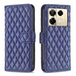 For Infinix Note 40 Pro 4G/5G/40 Pro+ 5G Diamond Lattice Wallet Flip Leather Phone Case(Blue)