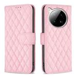 For Infinix Zero 40 4G Diamond Lattice Wallet Flip Leather Phone Case(Pink)