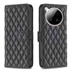 For Infinix Zero 40 4G Diamond Lattice Wallet Flip Leather Phone Case(Black)