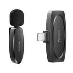 YESIDO KR12 Low-latency Wireless Lavalier Microphone with 8 Pin Receiver(Black)