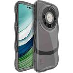 For Huawei Mate 60 Pro / 60 Pro+ IMAK Wave Bubble Soft Shockproof Phone Case(Transparent Black)