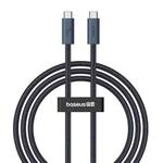 Baseus Flash Series 2 240W USB-C/Type-C to USB-C/Type-C Full-function Data Cable, Length: 1m(Black)