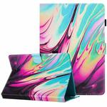 For 7 inch Universal Marble Pattern Stitching Leather Tablet Case(Rose Blue)