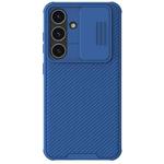 For Samsung Galaxy S24 5G NILLKIN Black Mirror Pro Series Camshield PC Phone Case(Blue)