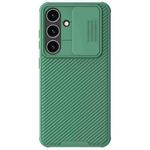 For Samsung Galaxy S24 5G NILLKIN Black Mirror Pro Series Camshield PC Phone Case(Green)