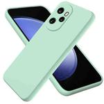 For Honor 100 Pro Solid Color Liquid Silicone Dropproof Full Coverage Protective Case(Green)