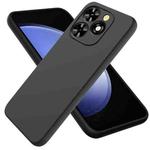 For Infinix Smart 10 HD / Tecno Pop 10C Solid Color Liquid Silicone Dropproof Full Coverage Phone Case(Black)