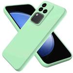 For vivo S18 / S18 Pro / V30 / V30 Pro Solid Color Liquid Silicone Dropproof Full Coverage Phone Case(Green)