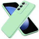 For vivo V40 SE / V30 Lite ME Solid Color Liquid Silicone Dropproof Full Coverage Phone Case(Green)
