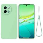 For vivo Y38 5G Solid Color Liquid Silicone Dropproof Full Coverage Phone Case(Green)