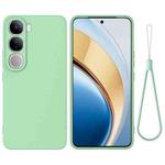 For vivo V40 Lite 5G / 4G IDN Solid Color Liquid Silicone Dropproof Full Coverage Phone Case(Green)