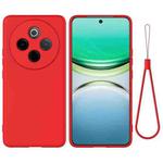 For vivo Y300 Pro+ / iQOO Z10 Solid Color Liquid Silicone Dropproof Full Coverage Phone Case(Red)
