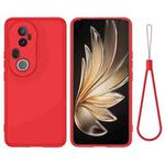 For vivo T4 Ultra 5G / S20 Pro Solid Color Liquid Silicone Dropproof Full Coverage Phone Case(Red)