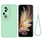 For vivo T4 Ultra 5G / S20 Pro Solid Color Liquid Silicone Dropproof Full Coverage Phone Case(Green)