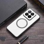 For Xiaomi 14T Pro PU MagSafe Magnetic Phone Case(White)