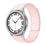 For Samsung Galaxy Watch 6 / 5 / 4 Magnetic Loop Silicone Watch Band(Pink)