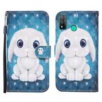 For Huawei P smart 2020 3D Painted Pattern Horizontal Flip Leather Case with Holder & Wallet & Card slot & Lanyard(Rabbit)