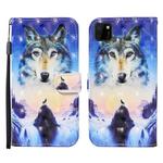 For Huawei Y5p / Honor 9S 3D Painted Pattern Horizontal Flip Leather Case with Holder & Wallet & Card slot & Lanyard(Sunrise Wolf)