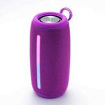T&G TG663 Portable Colorful LED Wireless Bluetooth Speaker Outdoor Subwoofer(Purple)