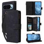 For Google Pixel 10 / 10 Pro Multifunctional Multi-Card Wallet Phone Leather Case(Black)