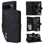 For Google Pixel 10 Pro XL Multifunctional Multi-Card Wallet Phone Leather Case(Black)