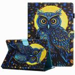 For 8 inch Painted Pattern Stitching Leather Tablet Case(Moonlight Eagle)