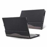 For Lenovo ThinkPad E15 Gen 4 Laptop Leather Anti-Fall Protective Case(Black)