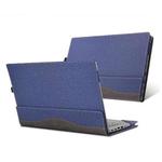 For Lenovo V14 G2 ALC / ITL / IJL Laptop Leather Anti-Fall Protective Case(Dark Blue)
