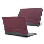 For Lenovo ThinkBook 16 G7 IML ARP / 16 G8 IRL Laptop Leather Shockproof Protective Case(Wine Red)