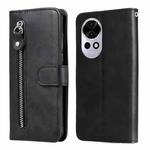 For Huawei nova 13 Pro Fashion Calf Texture Zipper Leather Phone Case(Black)