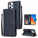 For Xiaomi Redmi 12 4G/5G/Note 12R Multifunctional Horizontal Flip Leather Phone Case with Three Card Slot(Blue)
