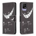 For TCL 40 SE Colored Drawing Pattern Leather Phone Case(Smirk)