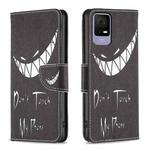 For TCL 405 Colored Drawing Pattern Leather Phone Case(Smirk)