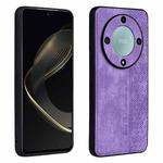 For Honor X9b AZNS 3D Embossed Skin Feel Phone Case(Purple)