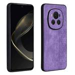 For Honor Magic6 AZNS 3D Embossed Skin Feel Phone Case(Purple)