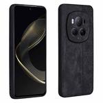 For Honor Magic6 Pro AZNS 3D Embossed Skin Feel Phone Case(Black)