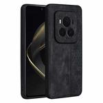 For Honor Magic6 Ultimate AZNS 3D Embossed Skin Feel Phone Case(Black)
