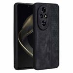 For Honor 200 AZNS 3D Embossed Skin Feel Phone Case(Black)