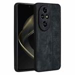 For Honor 200 Pro AZNS 3D Embossed Skin Feel Phone Case(Black)