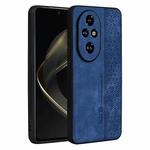 For Honor 200 Pro AZNS 3D Embossed Skin Feel Phone Case(Sapphire Blue)