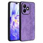 For Honor X60i AZNS 3D Embossed Skin Feel Phone Case(Purple)